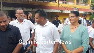 Goan Reporter News  Benaulim ZP BY Polls  Candidate Grayfann Fds Addressed Press Conference [upl. by Anett]