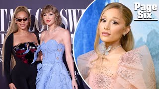 Grammy nominations 2025 Taylor Swift and Beyoncé shatter records again Ariana Grandes snub more [upl. by Nylevol667]