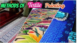 What is Textile Printing  Different Methods of Textile Printing [upl. by Tynan]