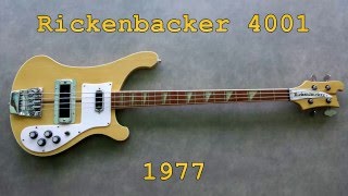 1977 rickenbacker 4001 bass [upl. by Durston95]