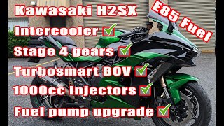 Kawasaki H2SX Horsepower upgrades [upl. by Ayram]