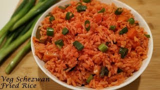 Veg Schezwan fried rice वेज शेहजवान फ्राइड राइस  Easy Veg Fried rice ವೆಜ್ ಷೆಜ್ವಾನ್ ಫ್ರೈಡ್ ರೈಸ್ [upl. by Divadleahcim]