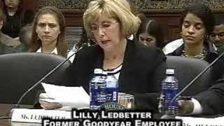 Ledbetter v Goodyear Equal Pay Hearing Lilly Ledbetter [upl. by Farhsa]