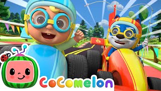 Go Kart Race Song  CoComelon Animal Time Nursery Rhymes amp Kids Songs [upl. by Nywnorb]