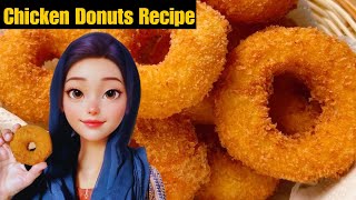 VIRAL CHICKEN DONUT RECIPE 🍩🍗  Easy Delicious amp FreezeFriendly [upl. by Duquette303]