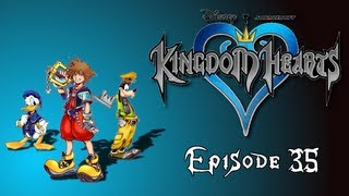 Lets Play Kingdom Hearts Episode 35  Mushrooms And Grinding Arent So Frightening [upl. by Ledoux791]