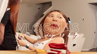 giving tipsy haircuts Vlogmas Day 11 amp 12 [upl. by Weintrob]