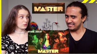 Master Trailer REACTION Thalapathy VIJAY ğŸ”¥ğŸ˜± [upl. by Nrubua]