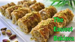 This is the EASIEST Baklava Recipe Youll EVER Make in Minutes [upl. by Martine946]