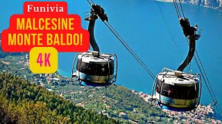 FUNIVIA MONTE BALDO  A CABINE ROTANTI [upl. by Anaiek]