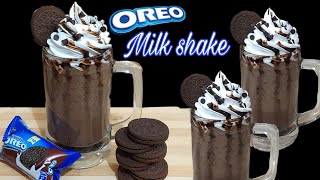 Oreo Milkshake Thick creamy Oreo MilkshakeOreo Milkshake recipe chocolate milkshakemilkshake [upl. by Atwekk]