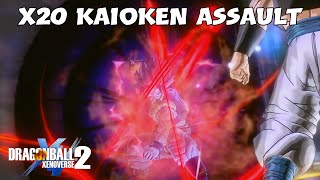 Xenoverse 2 Combos X20 Kaioken Assault [upl. by Mathews]