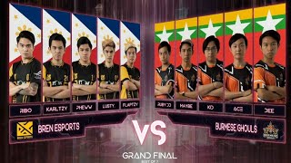 Burmese Ghouls Vs Bren Esports Game 3 BG ပြန်နိုင်ပြီ [upl. by Sonitnatsok215]