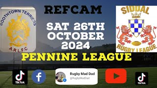 Boothtown v Siddal  Pennine League  Full Match  RefCam [upl. by Anilejna484]