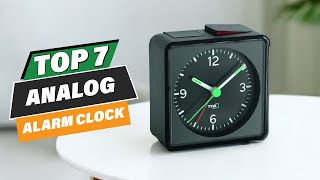 Top 7 Loud Analog Alarm Clocks for Heavy Sleepers [upl. by Antonia377]