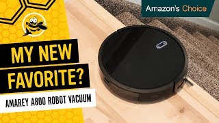 Amarey A800 Robot Vacuum Cleaner Unboxing Setup and Review [upl. by Burrus171]