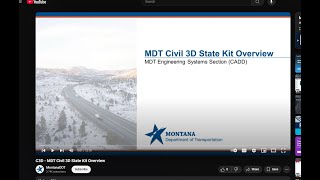 C3D  MDT Civil 3D State Kit Overview [upl. by Galliett]