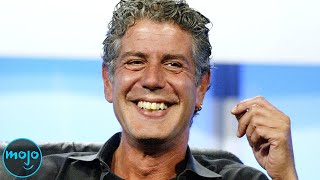 Top 10 Anthony Bourdain Moments [upl. by Nyrhtac]