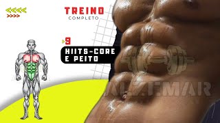 9 Exercícios HIIT Poderosos para Definir Peito e Abdômen em Casa 💪🔥 [upl. by Htebazle986]