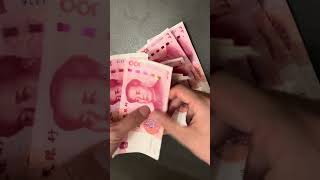 Yuan renminbi ¥ china money asmr shorts [upl. by Adnoluy892]