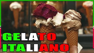 Como é feito o VERDADEIRO GELATO Italiano [upl. by Lahpos]