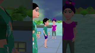 Barish barish bahut barish ho raha haicomedytimetoons funny comedy animated 3danimation bhabhi [upl. by Rekab]