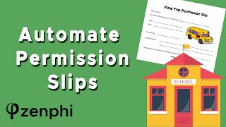 How to Automate School Permission Slips with Zenphi Google Docs and Adobe Sign [upl. by Eisinger]