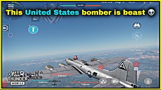 Is this the best bomber in war thunder mobile close bata test  🤔🇺🇸 [upl. by Ahsinid543]