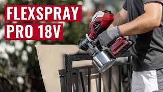 FlexSpray Pro 18V  The multitool for painting professionals  TITAN [upl. by Einahpts]