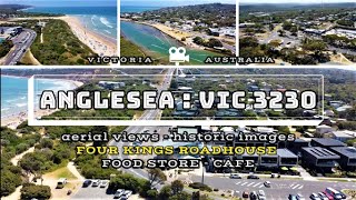 Aerial view  Historic images  Walkaround  Anglesea Victoria Australia [upl. by Egamlat]