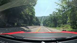 Dashcam Drive Logan West Virginia to the end of Beech Creek [upl. by Eilloh770]