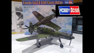 Hobby Boss Dornier Do335 Pfeil 172 [upl. by Sitra984]