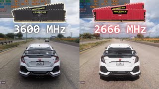 Does RAM speed matter for gaming 3600 vs 2666 MHz [upl. by Tonl]