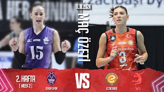 Zeren Spor vs Eczacibasi Dynavit  202425 Turkish League Week 2 [upl. by Yleve]