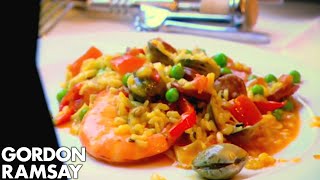 How To Make Paella  Gordon Ramsay [upl. by Jezebel]