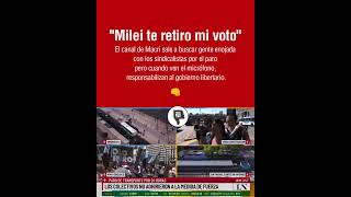 Una arrepentida de votar a Milei en el medio del paro [upl. by Notniuqal]