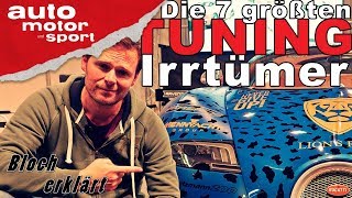 Die 7 größten TuningIrrtümer  Bloch erklärt 27  auto motor und sport [upl. by Ydisac]