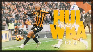 Hull City 12 West Bromwich Albion  Short Highlights  Sky Bet Championship [upl. by Idnek]