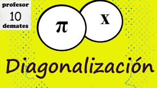 Diagonalización 02 de matrices 2x2 ejercicio resuelto 1 [upl. by Mandler]