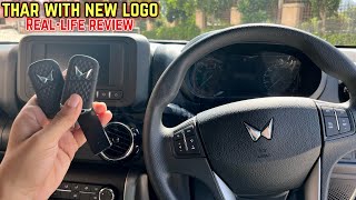 Finally New Mahindra Thar Facelift 2022  New Logo amp Features [upl. by Mercado898]