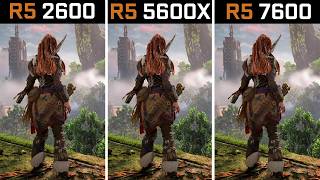 Ryzen 5 2600 vs Ryzen 5 5600X vs Ryzen 5 7600  Test in 9 Games [upl. by Isahella]