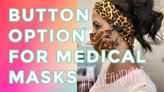 FREE TUTORIAL How To Make Headbands With Buttons Perfect For Holding Medical Masks [upl. by Brig]