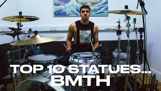 Top 10 staTues tHat CriEd bloOd  BRING ME THE HORIZON  DRUM COVER [upl. by Teilo]