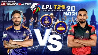 Galle Gladiators vs Dambulla Aura  Match 20  LPL 2022 [upl. by Umeh]