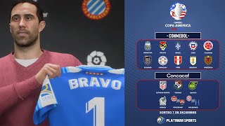 Modo entrenador Claudio Bravo Hablando sobre la copa américa y los amistosos de Chile [upl. by Aniluj]