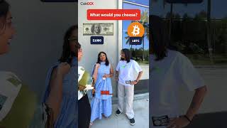 1 Bitcoin or 1000 Cash  What’s your PICK bitcoin crypto [upl. by Yziar268]