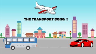 🚗🚌 Let’s Go On a Journey ✈️🚂 “THE TRANSPORT SONG” [upl. by Winnie]