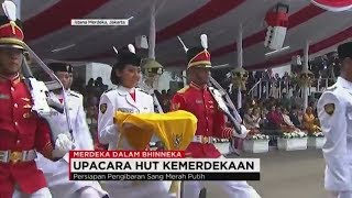 FULL 2 Detikdetik Pengibaran Bendera Merah Putih Paskibraka 2017  Merdeka dalam Bhinneka [upl. by Iover]