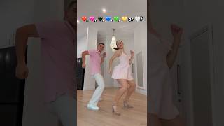 WE NEED TO KNOW 😅  APT DANCE ROSÉ amp Bruno Mars  dance trend viral couple funny shorts [upl. by Acisej23]