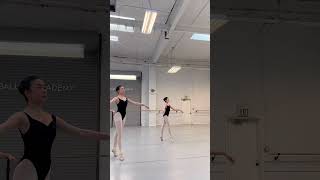 How we do Pirouettes in Center Osipova Ballet Academy  Vaganova training in California dance [upl. by Giorgia]